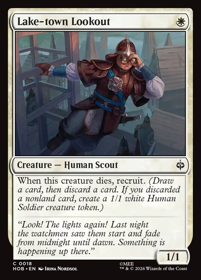 Lake-town Lookout (HOB-18) – MTG [Foil]