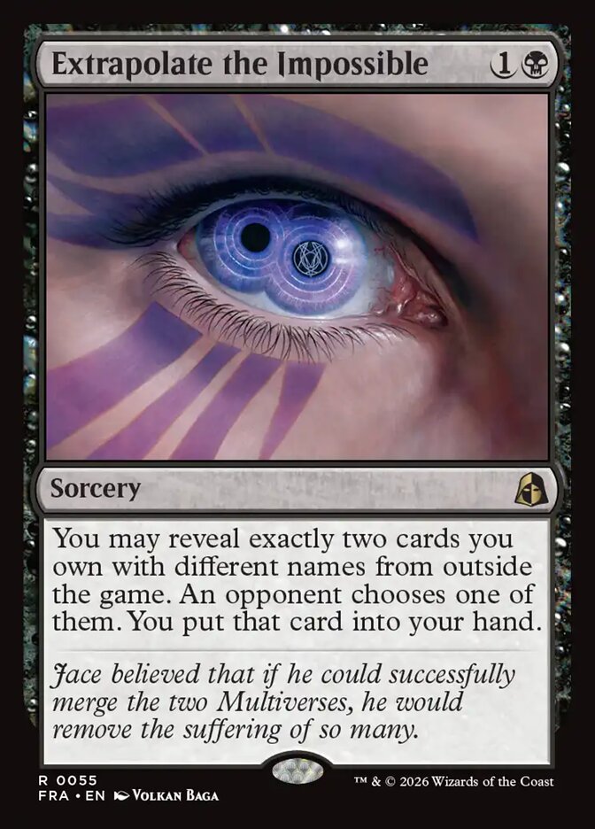 Extrapolate the Impossible (55) – Magic: The Gathering, Reality Fracture