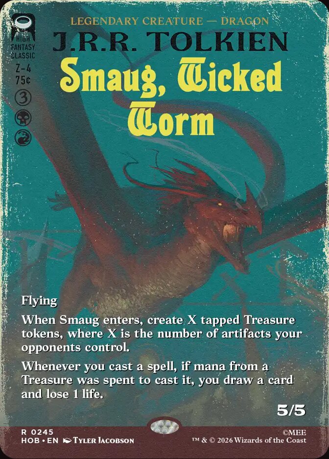 Smaug, Wicked Worm (HOB-245) – MTG