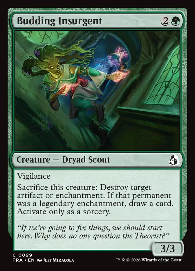 Budding Insurgent (99) – Magic: The Gathering, Reality Fracture