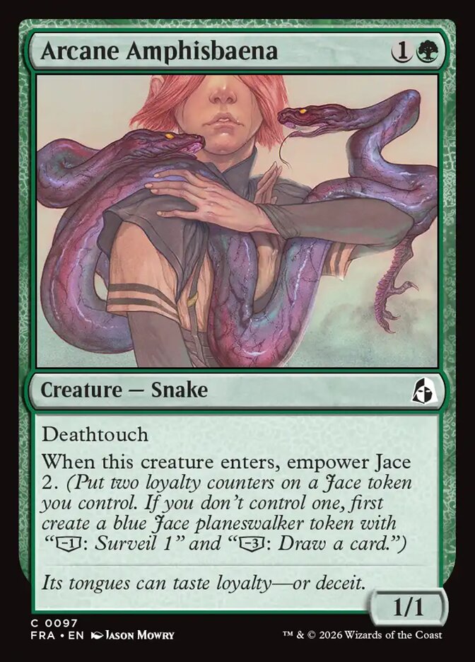 Arcane Amphisbaena (97) – Magic: The Gathering, Reality Fracture