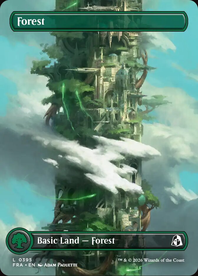 Forest (395) – Magic: The Gathering, Reality Fracture