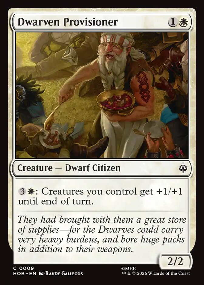 Dwarven Provisioner (HOB-9) – MTG [Foil]