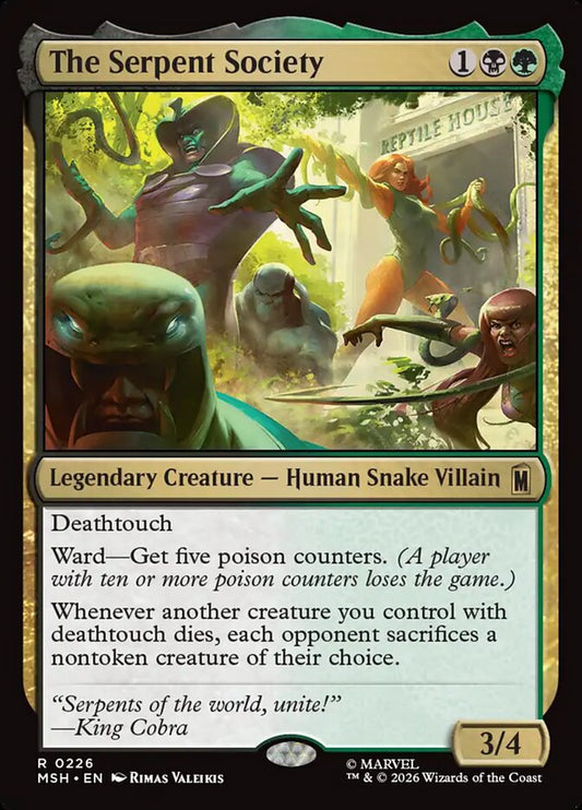 The Serpent Society (226) – Magic: The Gathering, Marvel Super Heroes