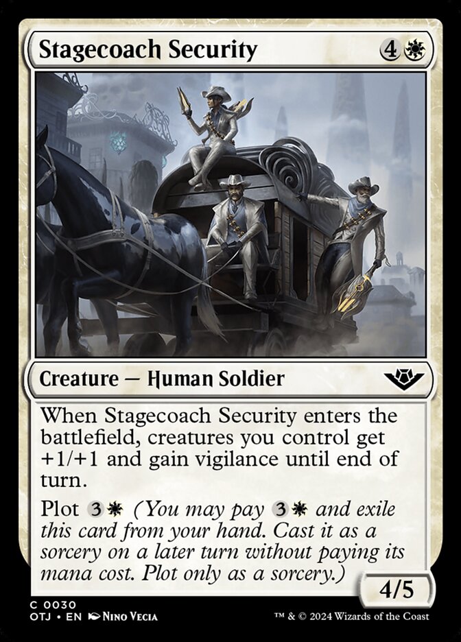 Stagecoach Security (30) – Magic: The Gathering, Outlaws of Thunder Junction