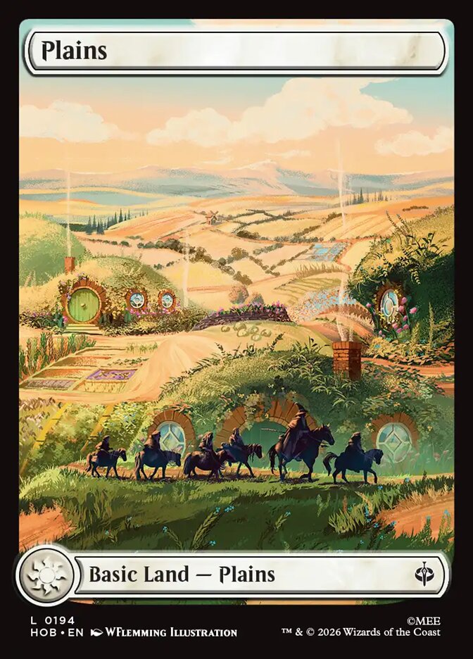 Plains (HOB-194) – MTG [Foil]