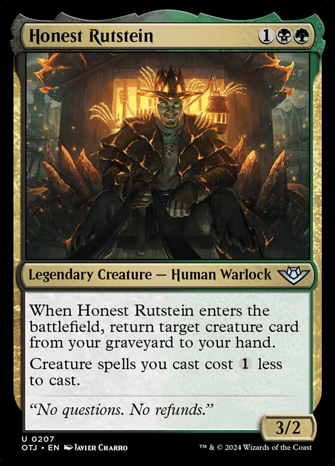 Honest Rutstein (207) – Magic: The Gathering, Outlaws of Thunder Junction
