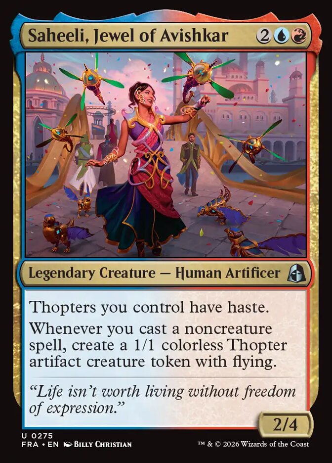 Saheeli, Jewel of Avishkar (275) – Magic: The Gathering, Reality Fracture