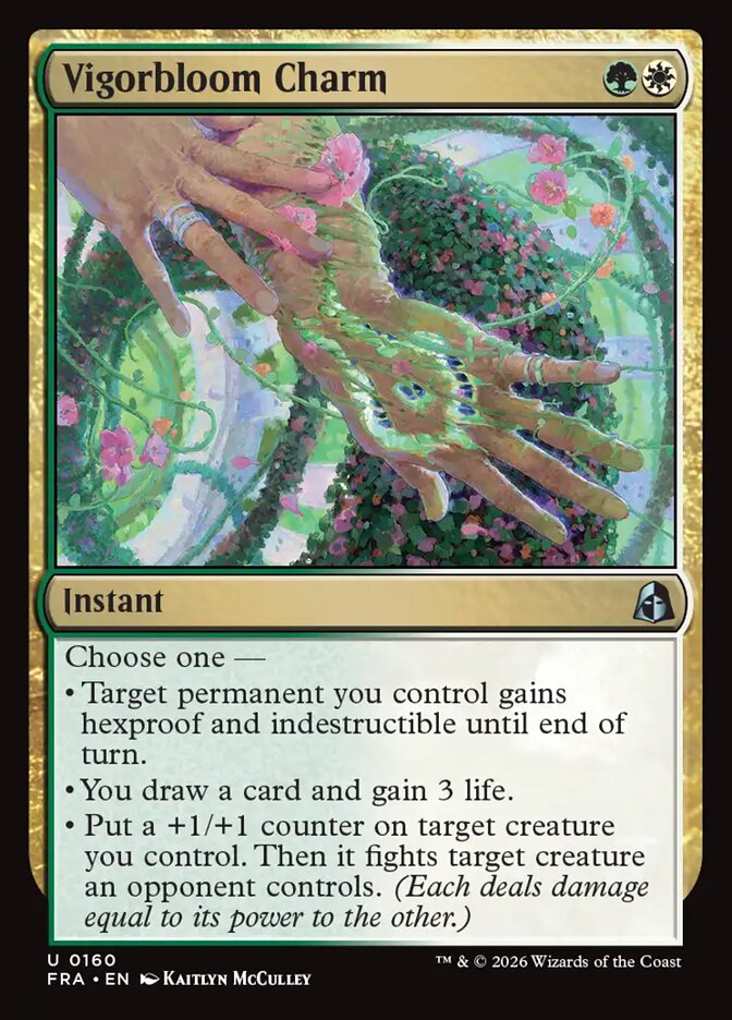 Vigorbloom Charm (160) – Magic: The Gathering, Reality Fracture [Foil]