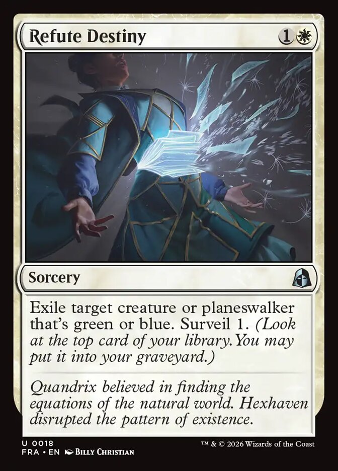 Refute Destiny (18) – Magic: The Gathering, Reality Fracture