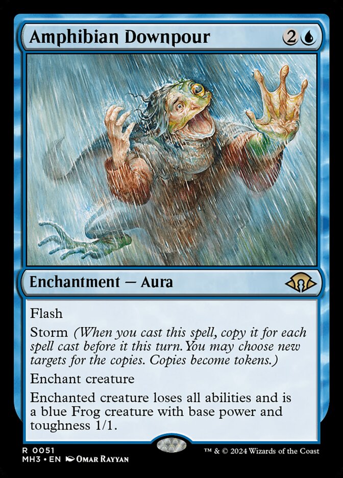 Amphibian Downpour (51) – Magic: The Gathering, Modern Horizons 3