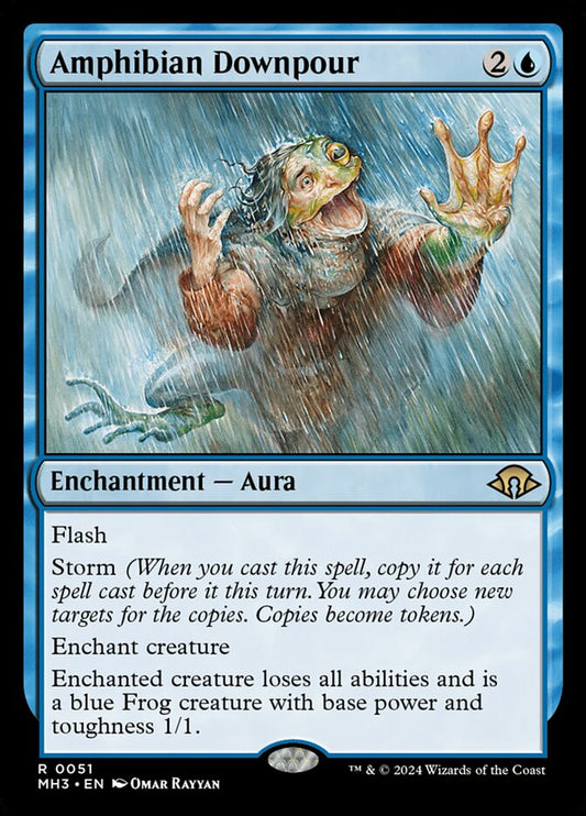 Amphibian Downpour (51) – Magic: The Gathering, Modern Horizons 3