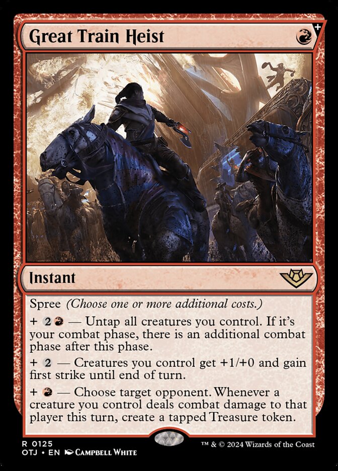 Great Train Heist (125) – Magic: The Gathering, Outlaws of Thunder Junction