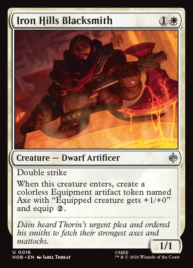 Iron Hills Blacksmith (HOB-16) – MTG [Foil]