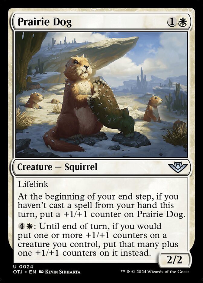 Prairie Dog (24) – Magic: The Gathering, Outlaws of Thunder Junction