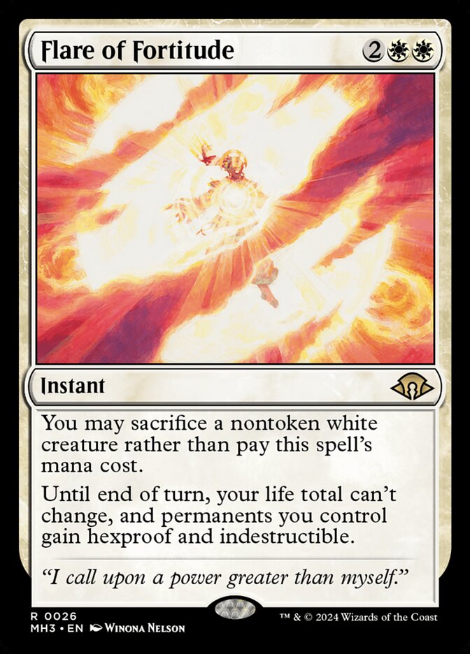 Flare of Fortitude (26) – Magic: The Gathering, Modern Horizons 3