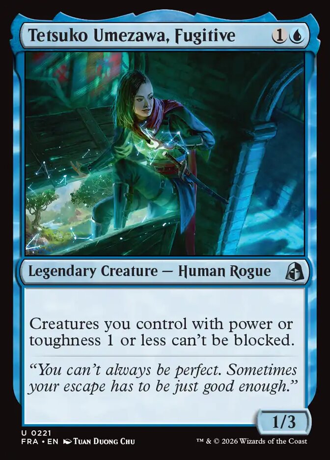 Tetsuko Umezawa, Fugitive (221) – Magic: The Gathering, Reality Fracture