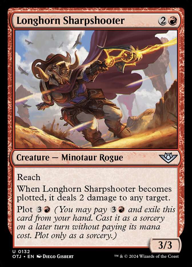 Longhorn Sharpshooter (132) – Magic: The Gathering, Outlaws of Thunder Junction