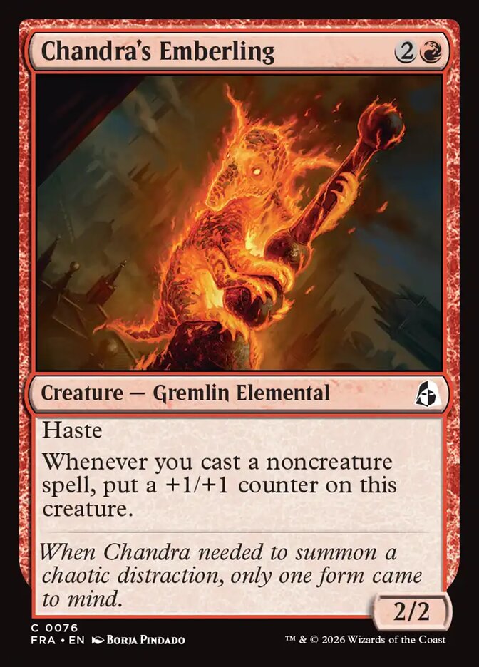 Chandra's Emberling (76) – Magic: The Gathering, Reality Fracture