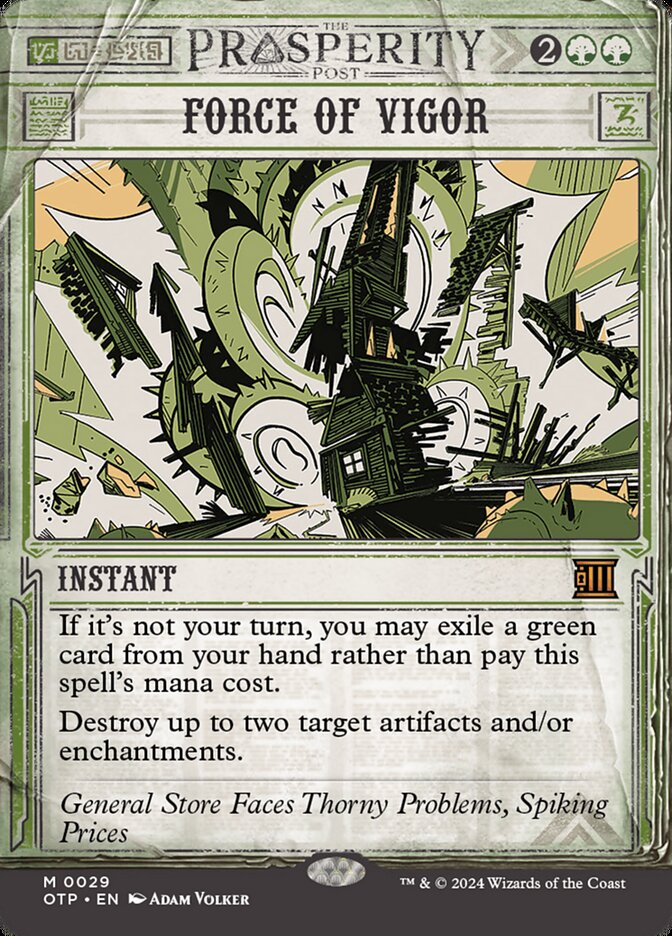 Force of Vigor (29) – Magic: The Gathering, Breaking News