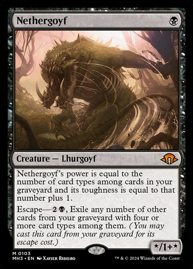 Nethergoyf (103) – Magic: The Gathering, Modern Horizons 3