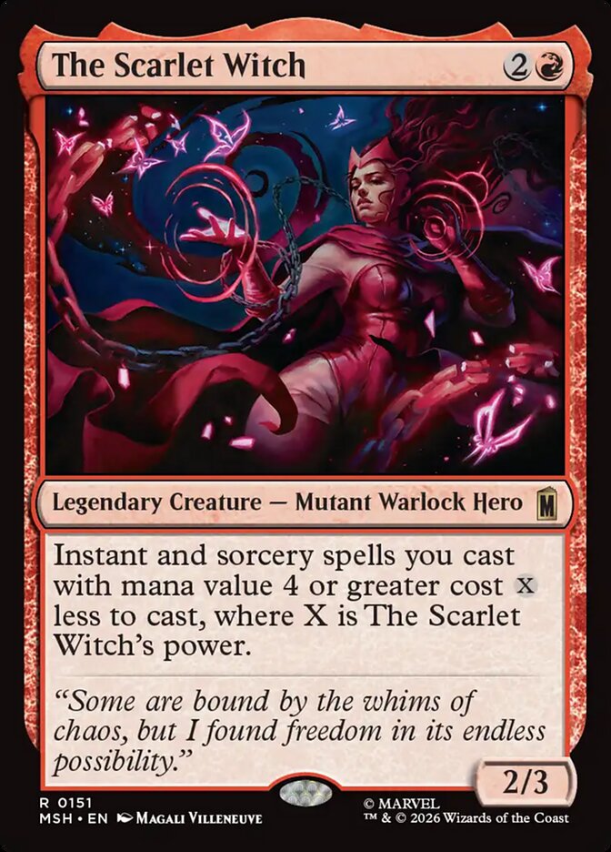The Scarlet Witch (151) – Magic: The Gathering, Marvel Super Heroes