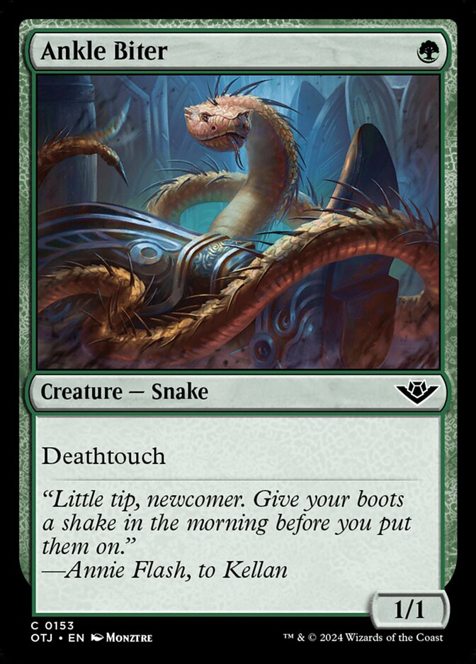 Ankle Biter (153) – Magic: The Gathering, Outlaws of Thunder Junction