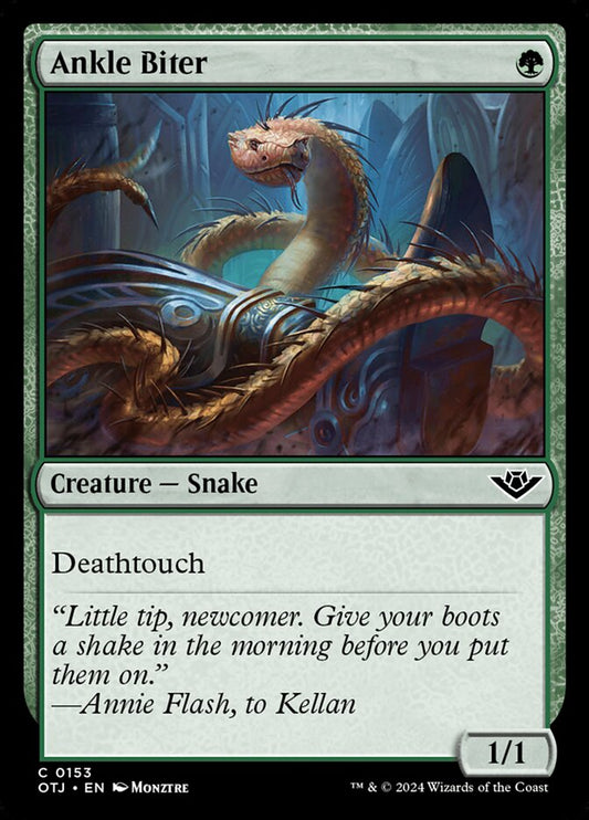 Ankle Biter (153) – Magic: The Gathering, Outlaws of Thunder Junction