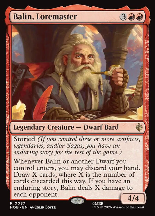 Balin, Loremaster (HOB-87) – MTG