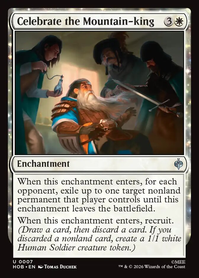 Celebrate the Mountain-king (HOB-7) – MTG