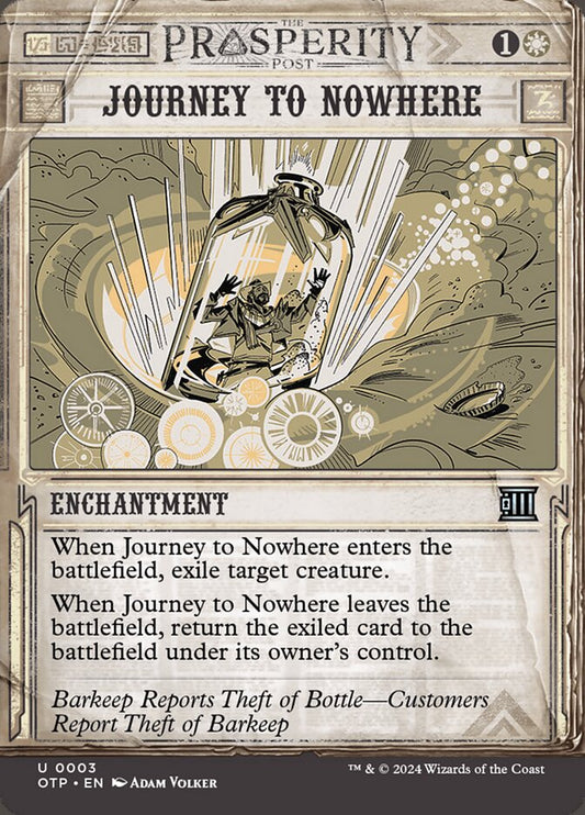 Journey to Nowhere (3) – Magic: The Gathering, Breaking News