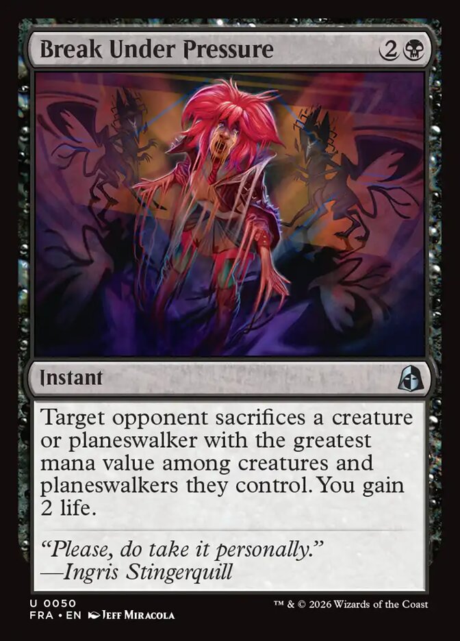 Break Under Pressure (50) – Magic: The Gathering, Reality Fracture