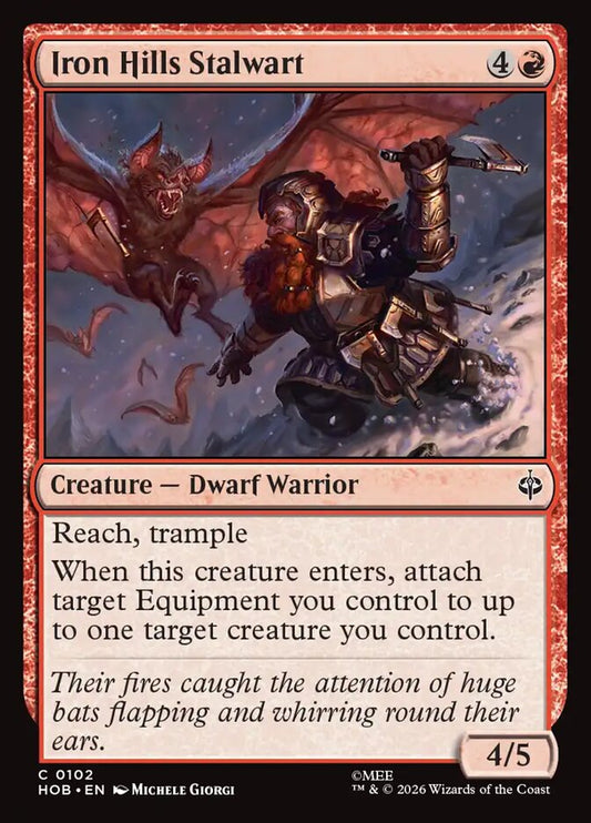 Iron Hills Stalwart (HOB-102) – MTG