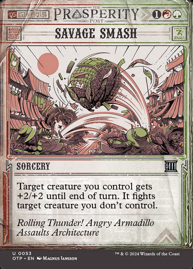 Savage Smash (53) – Magic: The Gathering, Breaking News