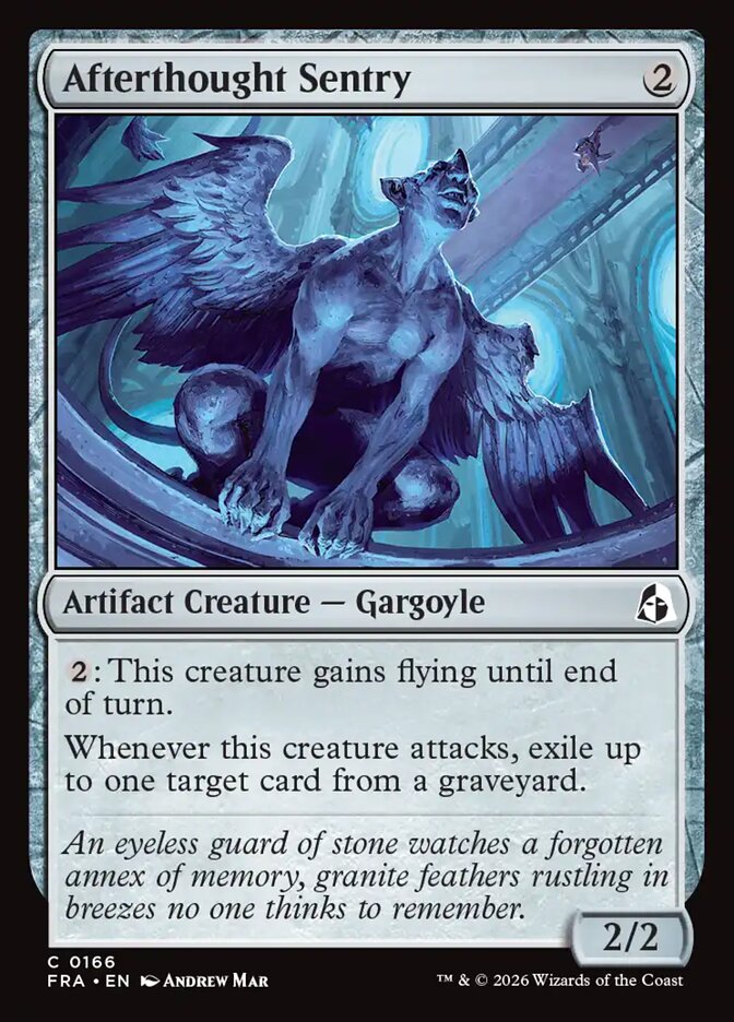 Afterthought Sentry (166) – Magic: The Gathering, Reality Fracture
