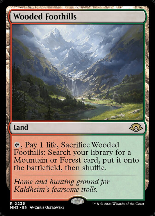 Wooded Foothills (236) – Magic: The Gathering, Modern Horizons 3