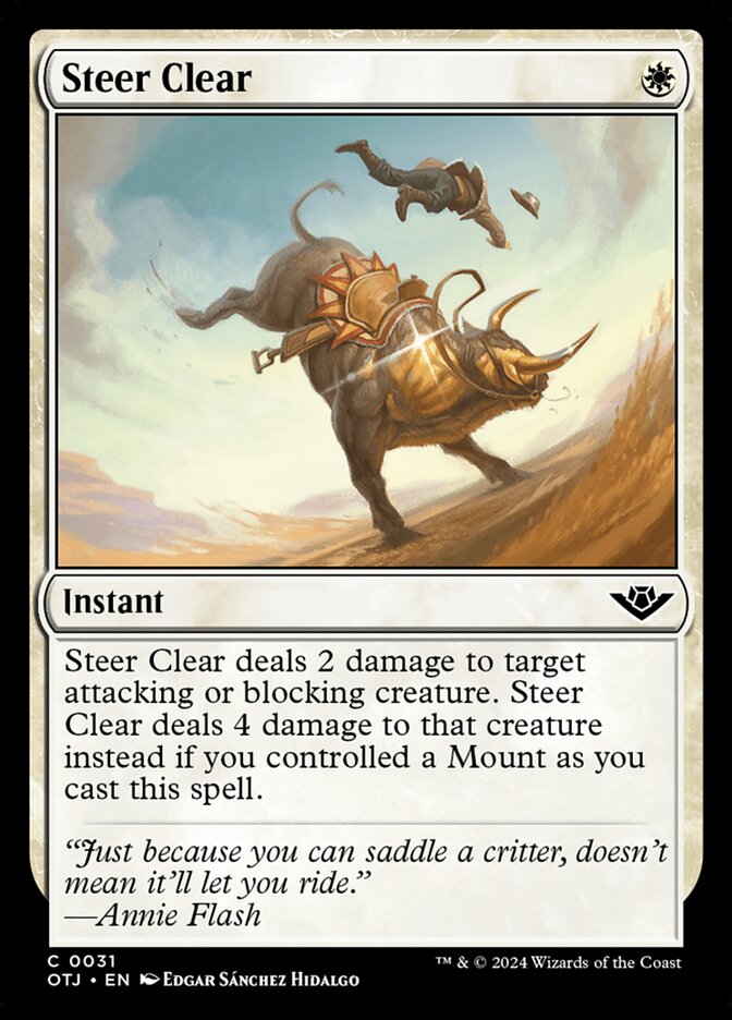 Steer Clear (31) – Magic: The Gathering, Outlaws of Thunder Junction