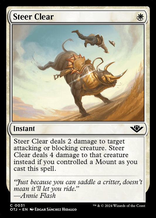 Steer Clear (31) – Magic: The Gathering, Outlaws of Thunder Junction [Foil]