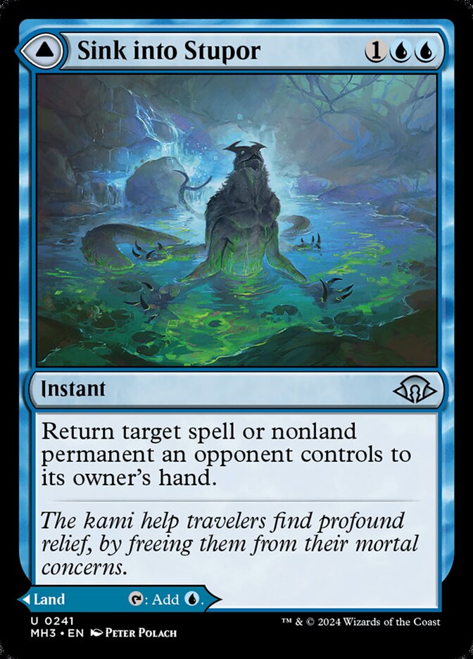 Sink into Stupor // Soporific Springs (241) – Magic: The Gathering, Modern Horizons 3