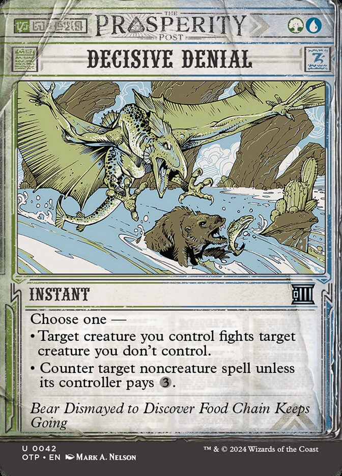 Decisive Denial (42) – Magic: The Gathering, Breaking News