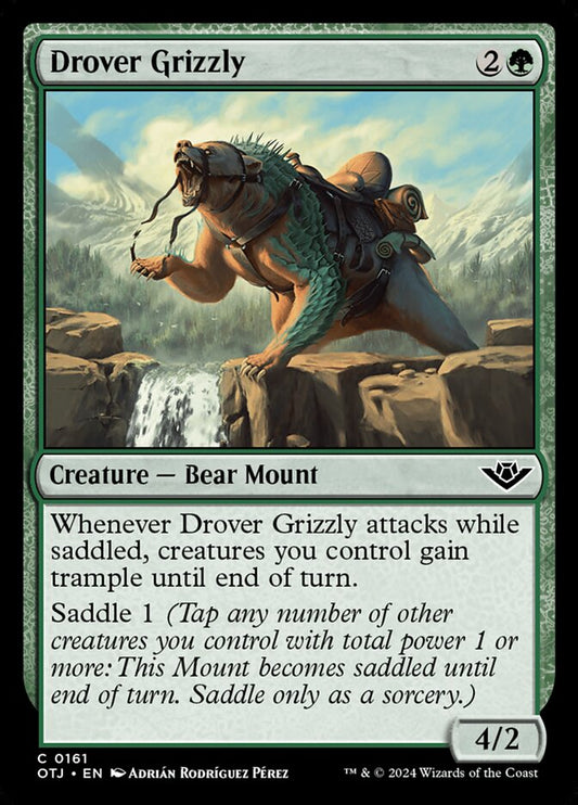 Drover Grizzly (161) – Magic: The Gathering, Outlaws of Thunder Junction