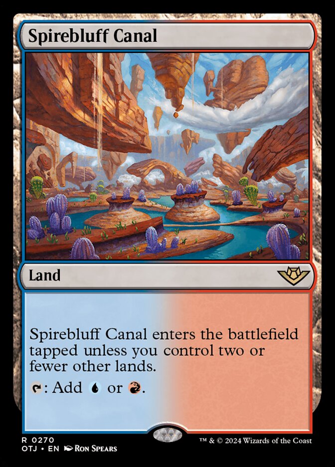 Spirebluff Canal (270) – Magic: The Gathering, Outlaws of Thunder Junction