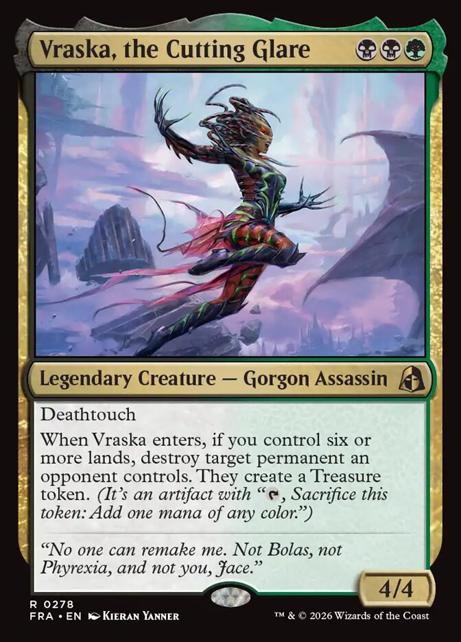 Vraska, the Cutting Glare (278) – Magic: The Gathering, Reality Fracture