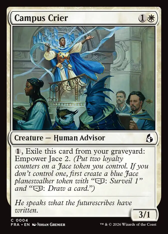 Campus Crier (4) – Magic: The Gathering, Reality Fracture