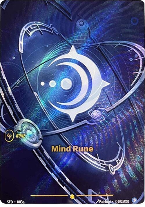 Mind Rune (Alternate Art) (SFD-R03a) – Riftbound [Foil]
