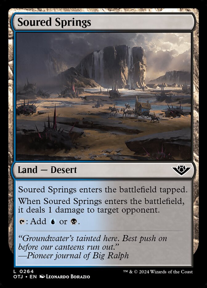 Soured Springs (264) – Magic: The Gathering, Outlaws of Thunder Junction [Foil]