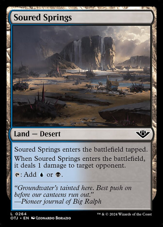 Soured Springs (264) – Magic: The Gathering, Outlaws of Thunder Junction [Foil]