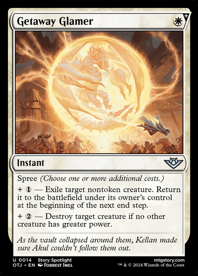 Getaway Glamer (14) – Magic: The Gathering, Outlaws of Thunder Junction