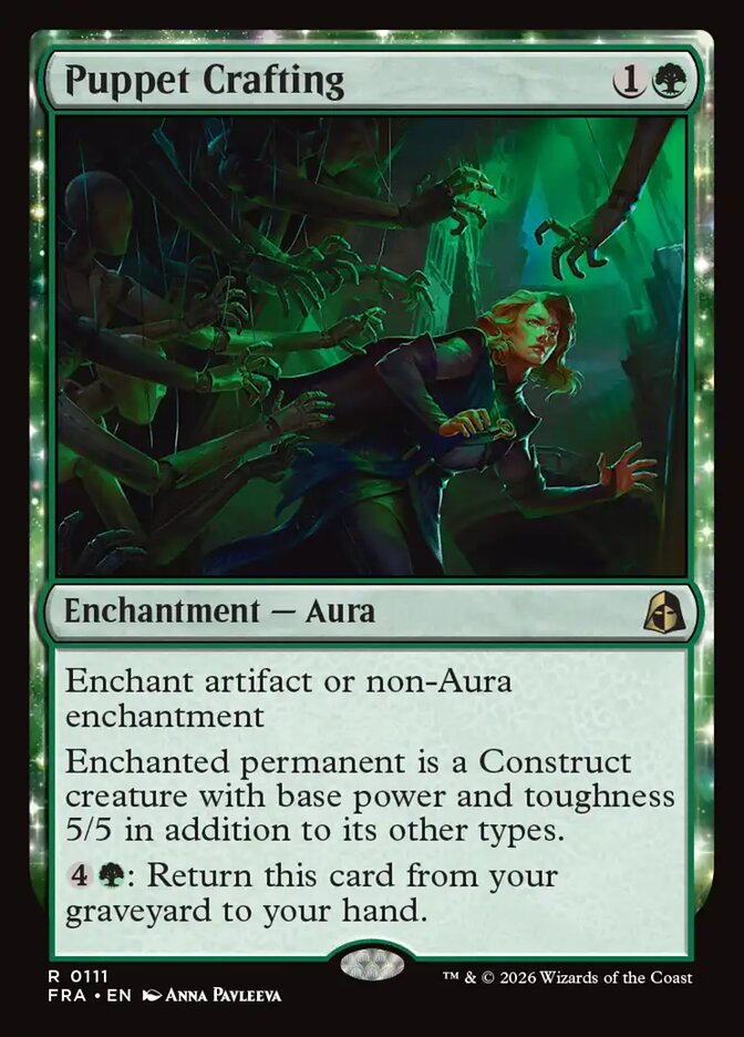 Puppet Crafting (111) – Magic: The Gathering, Reality Fracture