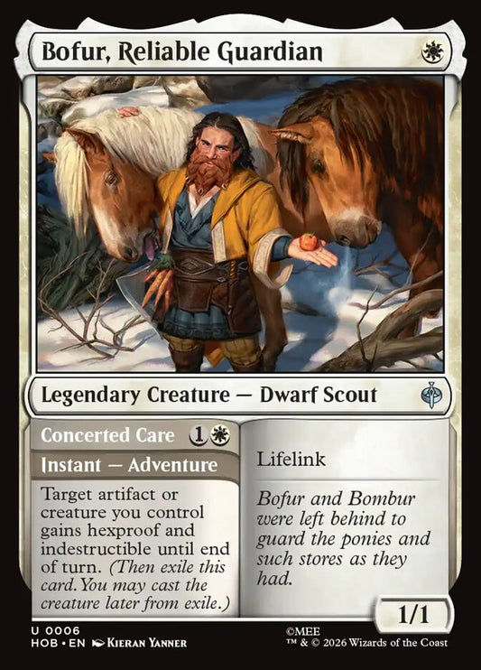 Bofur, Reliable Guardian // Concerted Care (HOB-6) – MTG